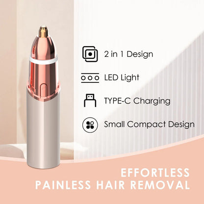 Dual-Head Facial Trimmer