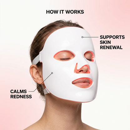 How red light therapy works on skin