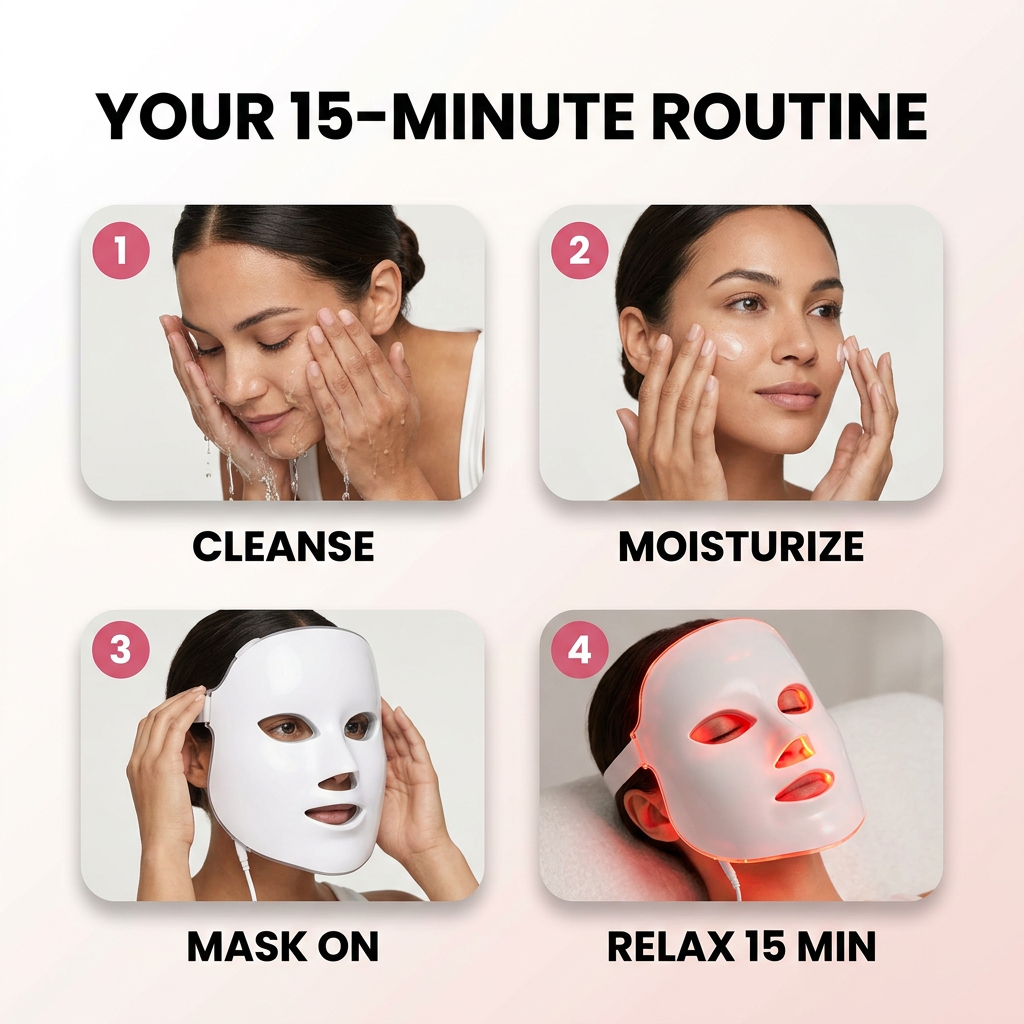 Your 15 minute red light therapy routine