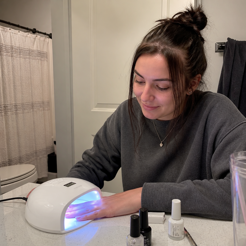 Olivia bathroom uv review photo